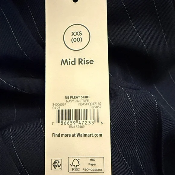 No Boundaries Pleated Mini Skirt, Women's, mid rise - Picture 5 of 6